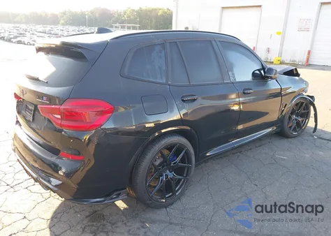 2020 BMW X3 M Competition z USA, uszkodzony, nr VIN 5YMTS0C01LLA58019